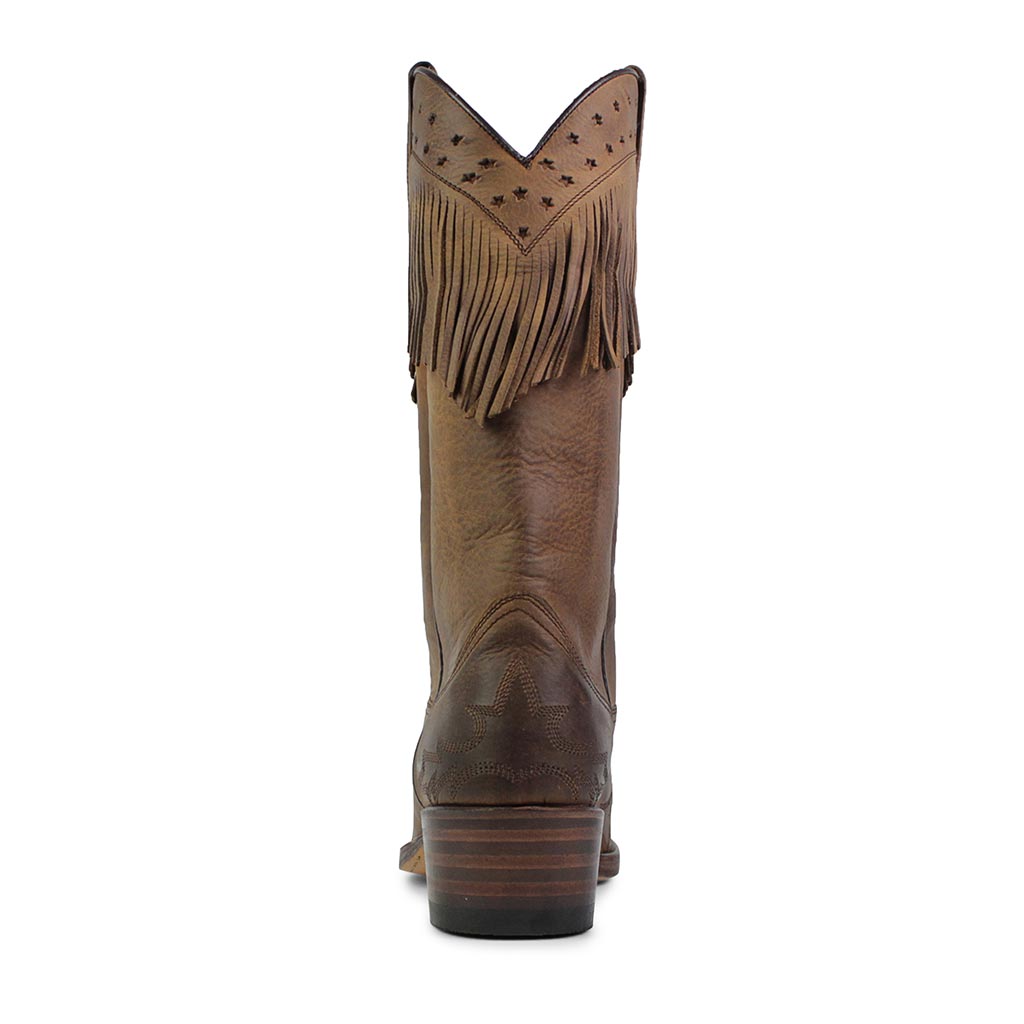 sendra-boots-8948-cuervo-floter-ours-cowboystiefel-braun-mit-fransen image 4