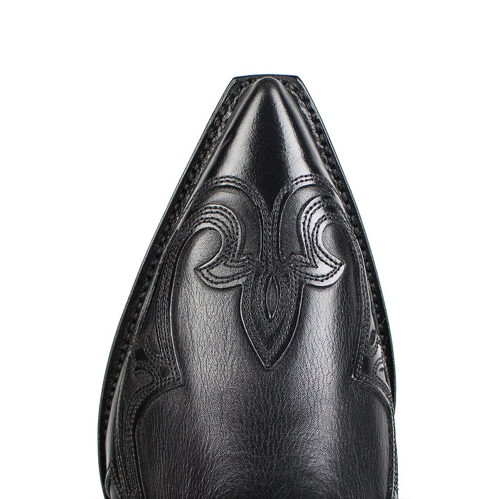 sendra-8024-cuervo-herren-cowboy-stiefelette-schwarz image 2