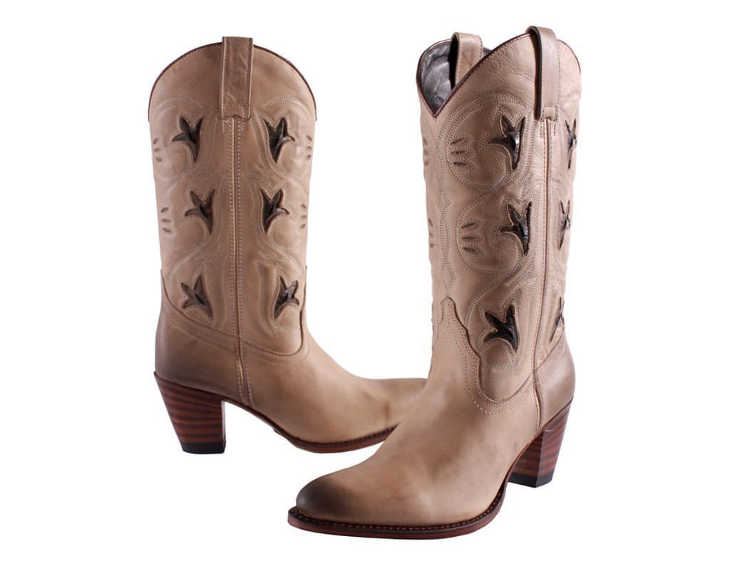 sendra-boots-8858-donna-floter-beige-cowboy-stiefel-damen image 7