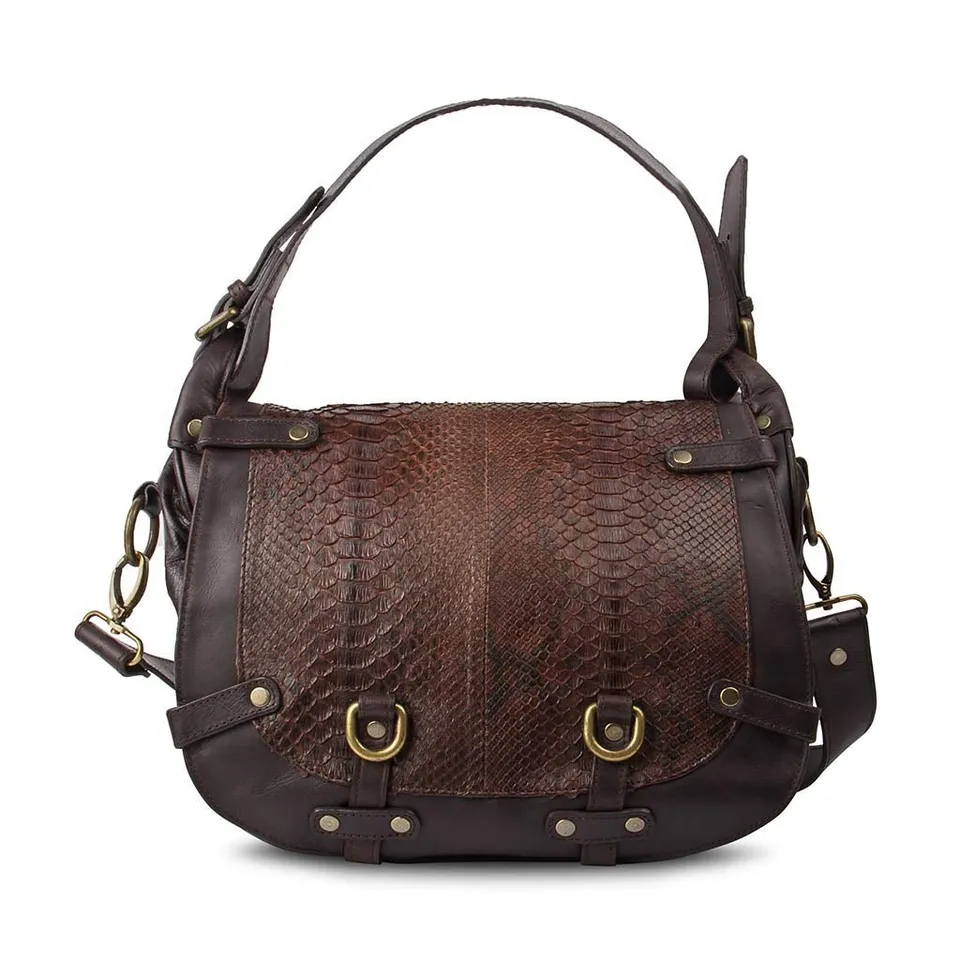 sendra-boots-508-testa-cremoisi-lederhandtasche-braun-kroko image 1