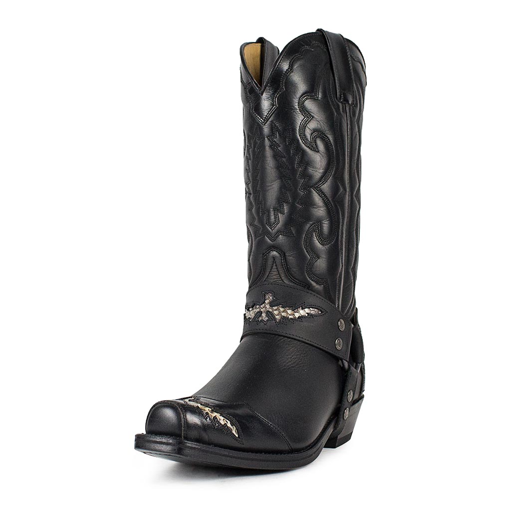 sendra-boots-s0124-4060-seta-negro-leder-stiefel-herren image 2