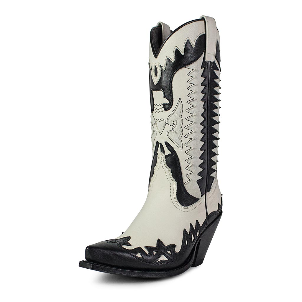 sendra-boots-3840-gorca-cowboystiefel-laca-negro-laca-hielo image 2