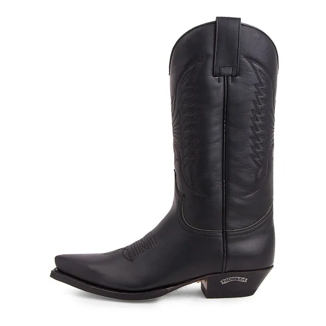 sendra-boots-2073-cuervo-pull-oil-negro-unisex-cowboy-stiefel image 1