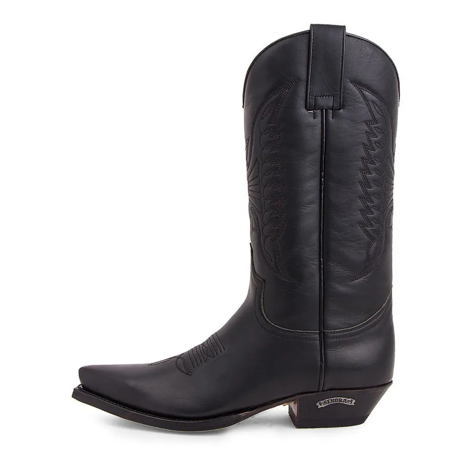 sendra-boots-2073-cuervo-pull-oil-negro-unisex-cowboy-stiefel image 1