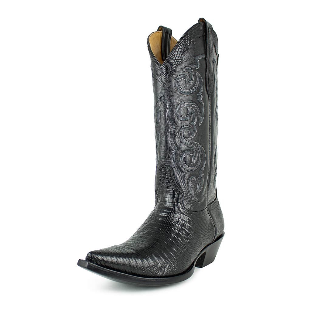 sendra-boots-texas-lizard-tejus-exotik-cowboystiefel-schwarz-limitiert image 2