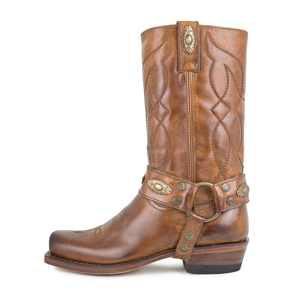 sendra-boots-11757-blues-olimpia-biker-stiefel-melt-braun image 1