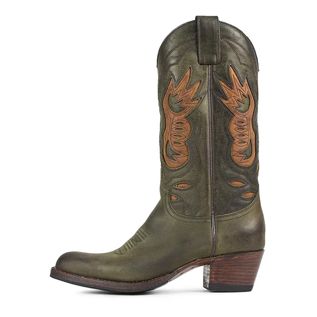 sendra-boots-10239-debora-military-lava-cowboy-stiefel image 1