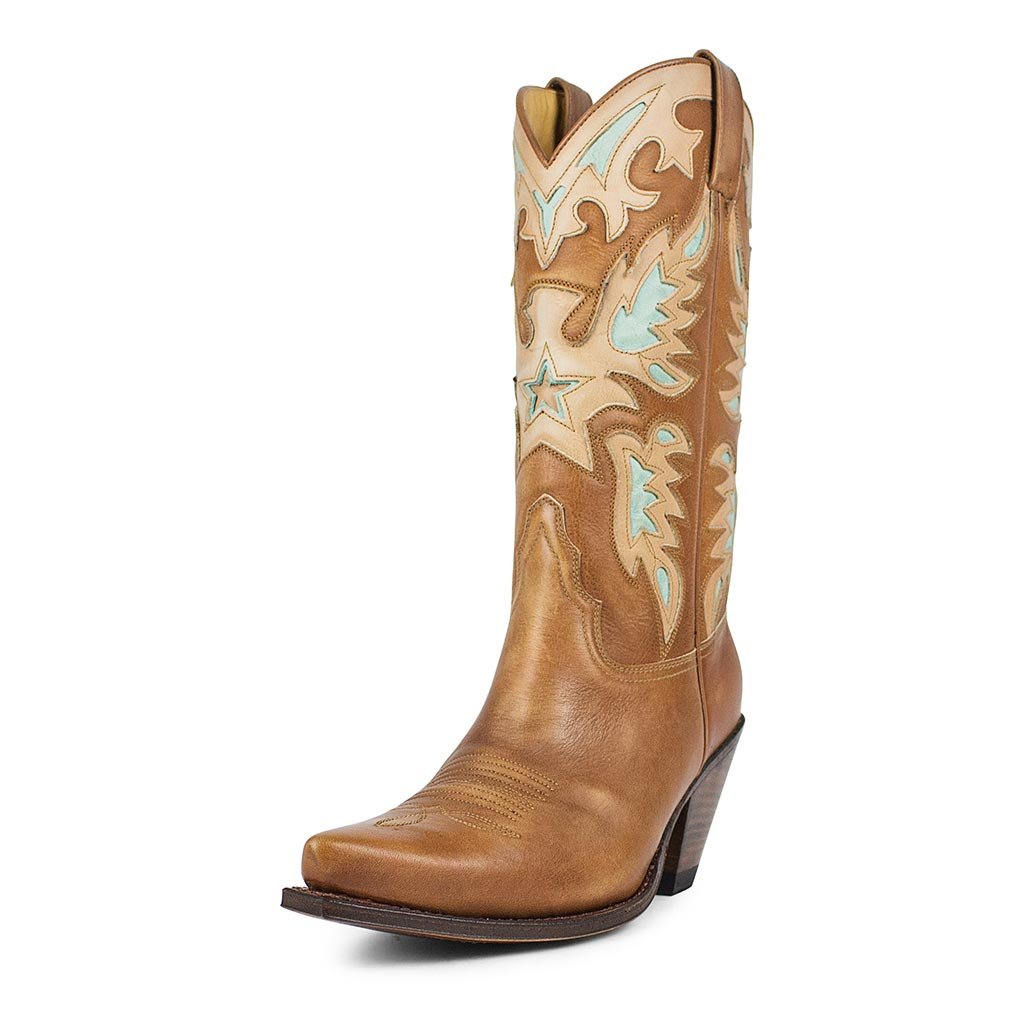 sendra-boots-17875-gorca-olimpia-023-lavado-damen-cowboystiefel-braun-7-5-cm image 2