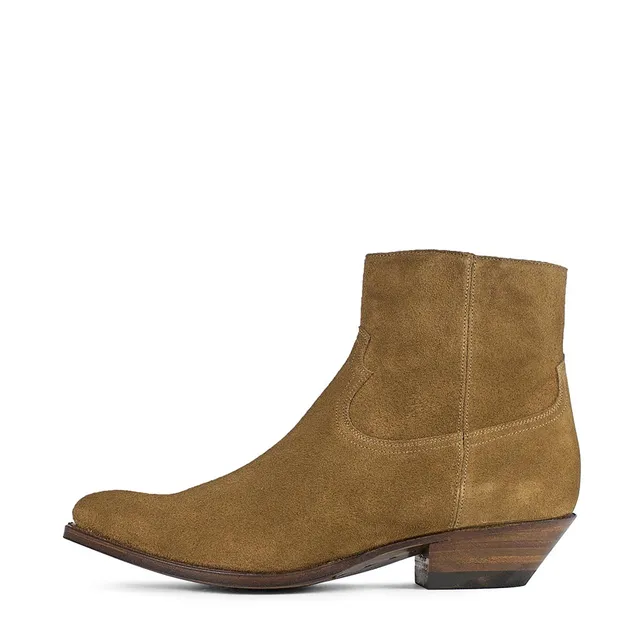 sendra-boots-13659-kansas-serraje-kaleido-wildleder-chelsea-hellbraun-mit-rei-ve image 1