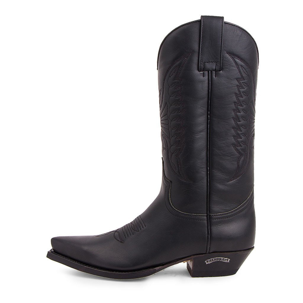 sendra-boots-2073-cuervo-pull-oil-negro-unisex-cowboy-stiefel image 1