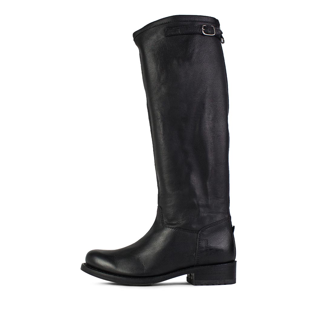 sendra-boots-s0028-11723-sprinter-damenstiefel-schwarz-hoher-schaft image 1
