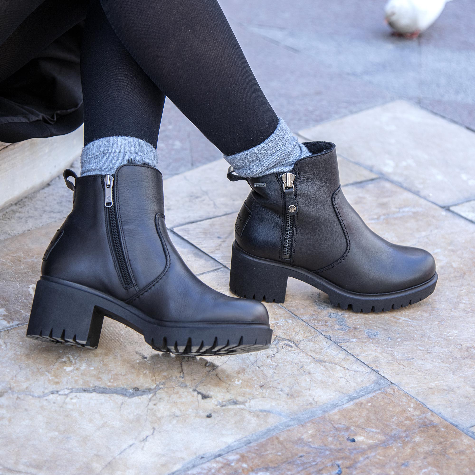 panama-jack-pauline-gtx-b5-damenstiefelette-nappa-schwarz-gtx-wasserdicht-absatz image 8