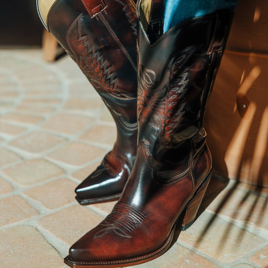 sendra-boots-2073-gorca-florentic-damen-cowboystiefel-fuchsia image 7