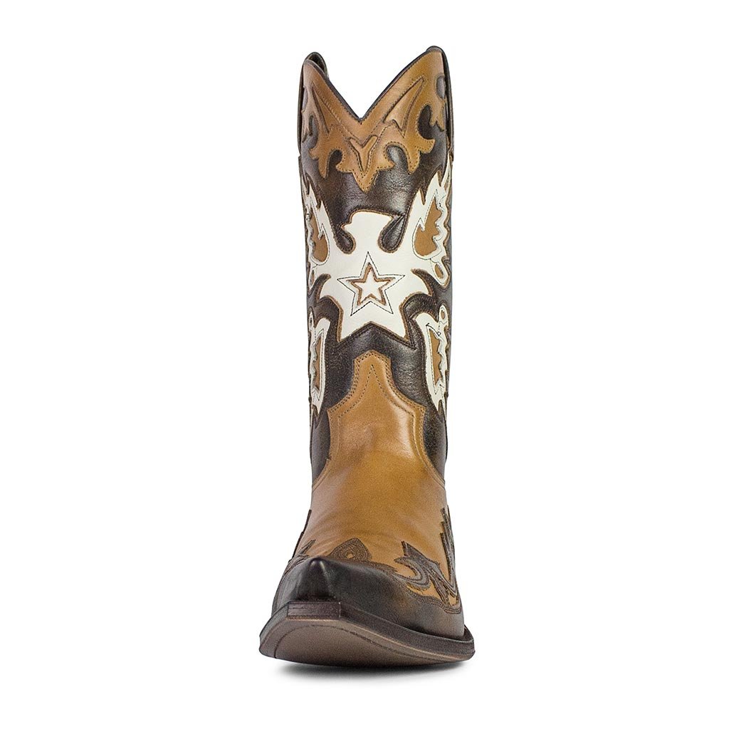 sendra-boots-3370-cuervo-box-herren-cowboy-boots-braun-wei image 3