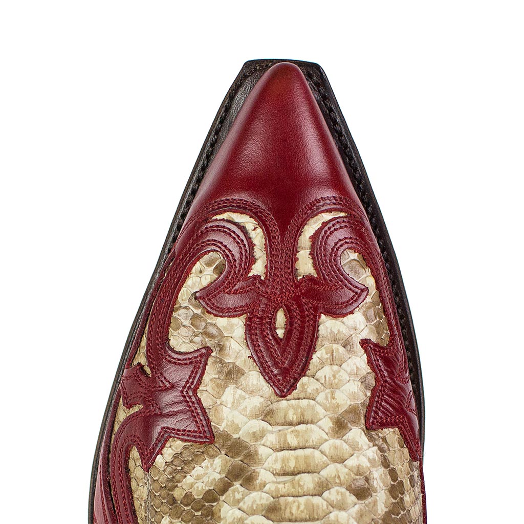 sendra-boots-4660p-cuervo-piton-barr-natural-ciclon-rojo-cowboystiefel-herren image 5