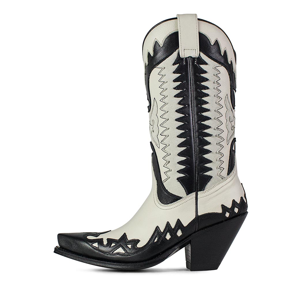 sendra-boots-3840-gorca-cowboystiefel-laca-negro-laca-hielo image 1