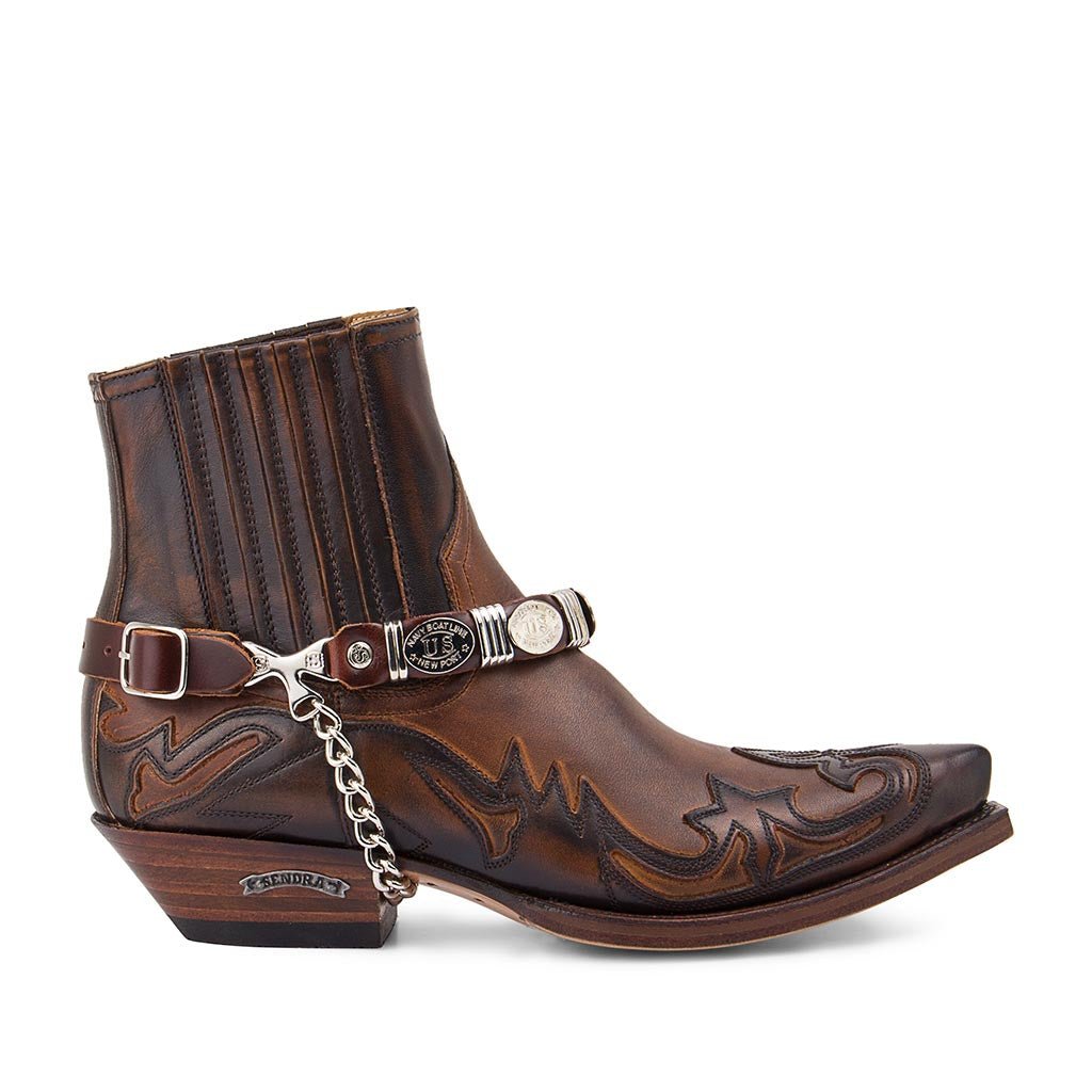 sendra-arnes-54-brown-plata-stiefel-harness-deko image 3