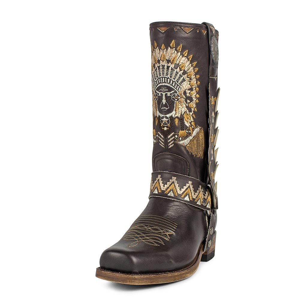 sendra-boots-s0067-15936-pele-marron-biker-boots-damen image 2