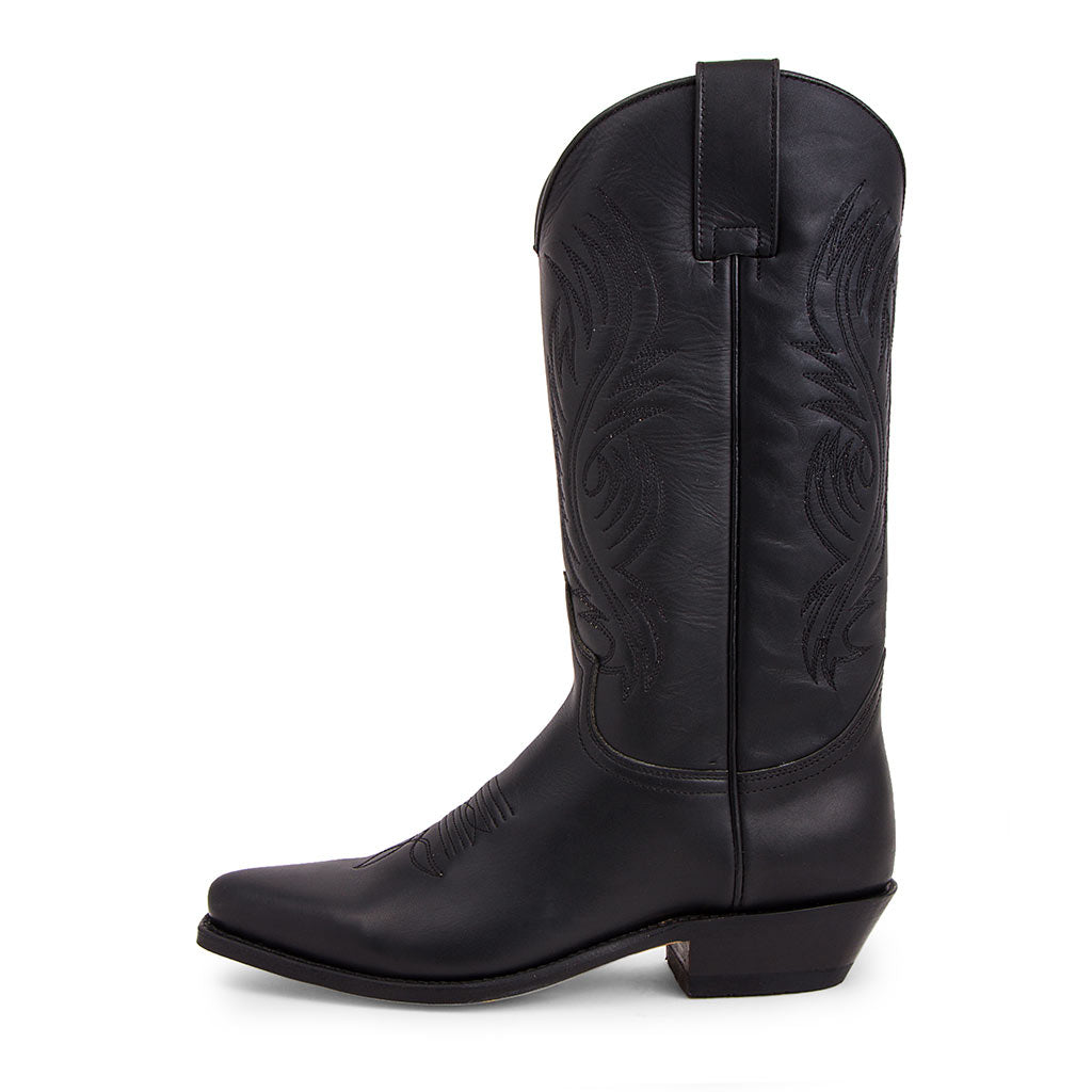 sendra-boots-2605-red-pull-oil-negro-cowboy-boots-schwarz image 1