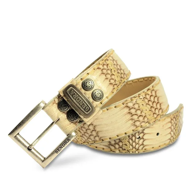 sendra-boots-1016-cobra-natural-g-rtel-exotenleder-4-cm image 1
