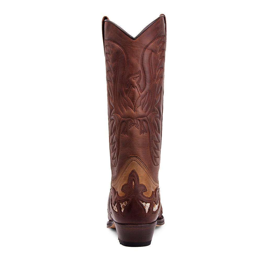 sendra-boots-3242-cuervo-sprinter-python-cowboystiefel-braun image 4