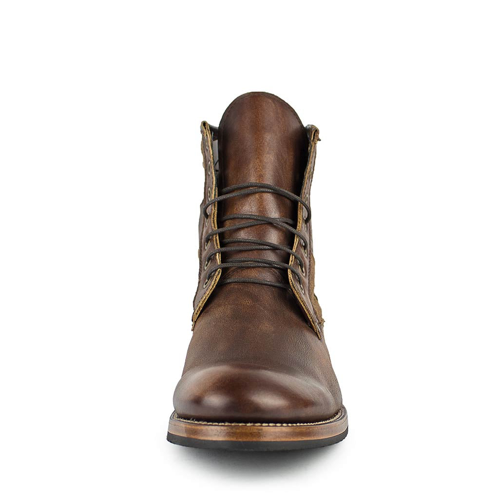 sendra-boots-11931-kaspar-schn-rboot-braun-leder-textil image 5