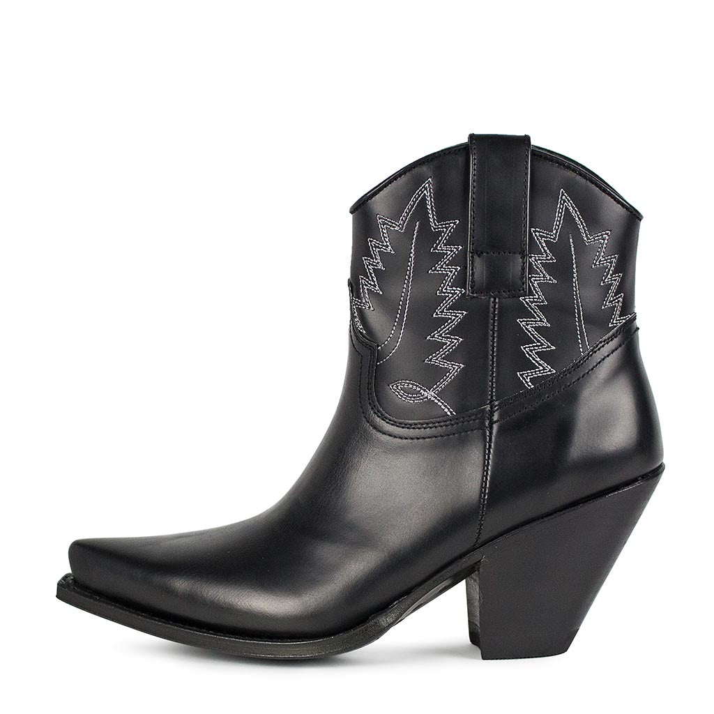 sendra-boots-9119-gorca-negro-cowboy-bot-n-damen-schwarz-7-5-cm-absatz image 1