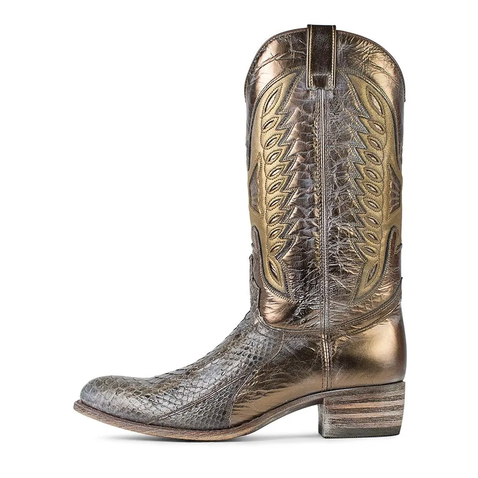 sendra-boots-s0011-9987-python-bronce-exotic-cowboy-boots image 1