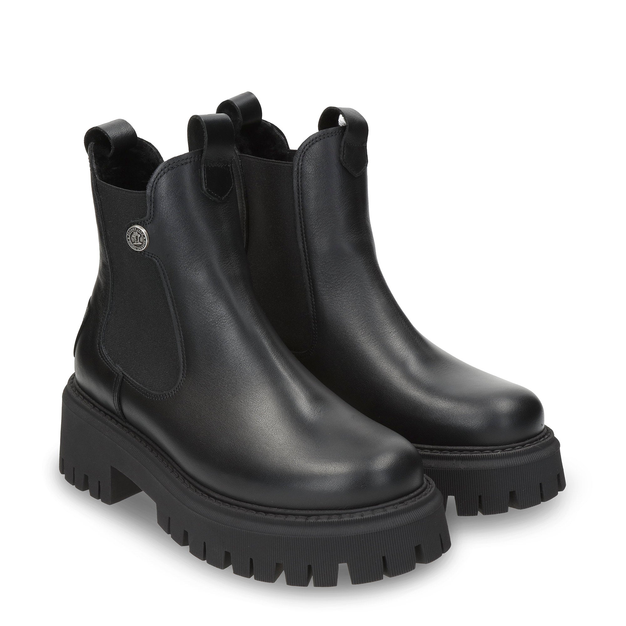 panama-jack-cyntia-igloo-b1-damenstiefelette-waterproof-napa-schwarz-mit-lammfel image 3