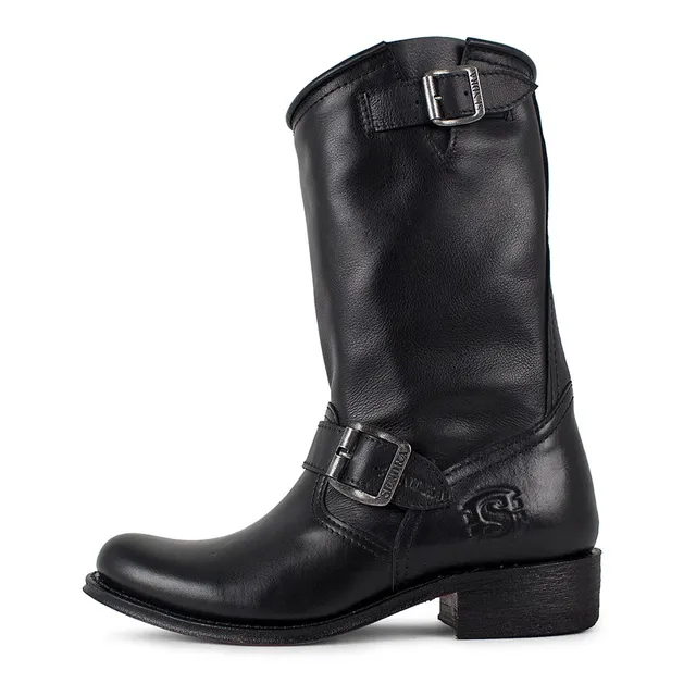 sendra-boots-2944-city-salvaje-negro-biker-boots-damen-schwarz image 1