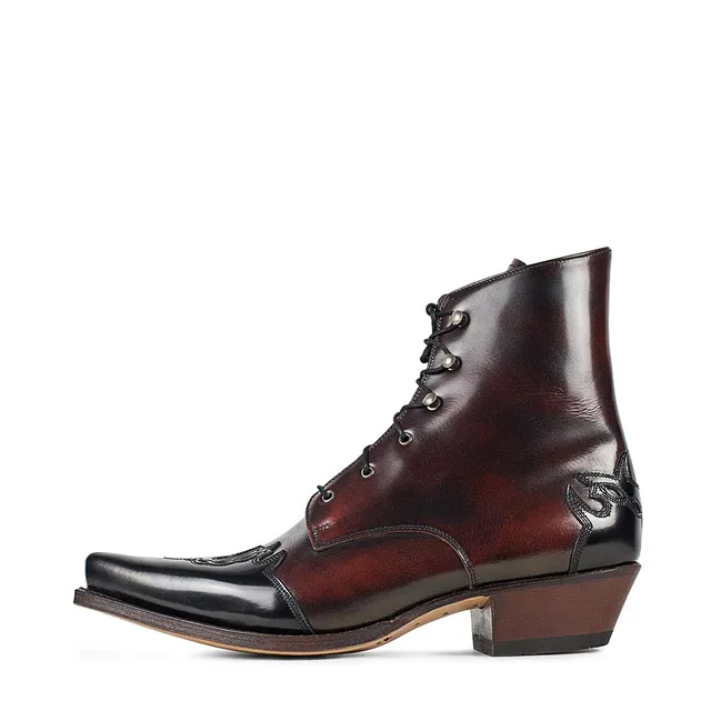 sendra-boots-s0137-11699-cuervo-burdeos-negro-herren-cowboystiefel image 1