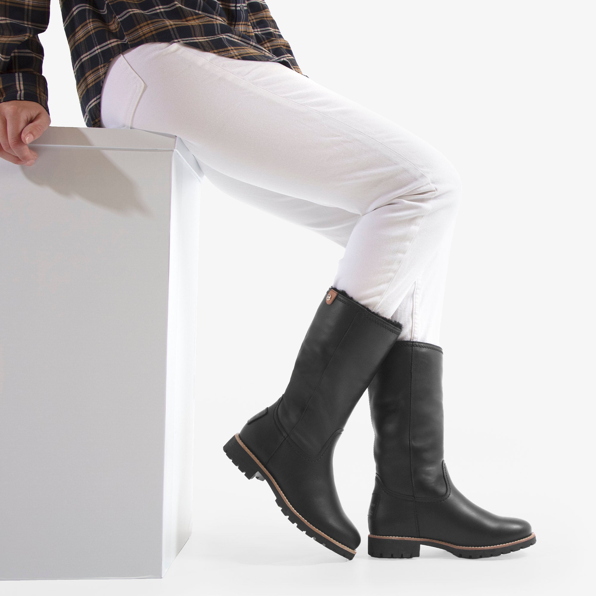 panama-jack-bambina-igloo-trav-b2-damen-winterstiefel-lammfell-schwarz image 2