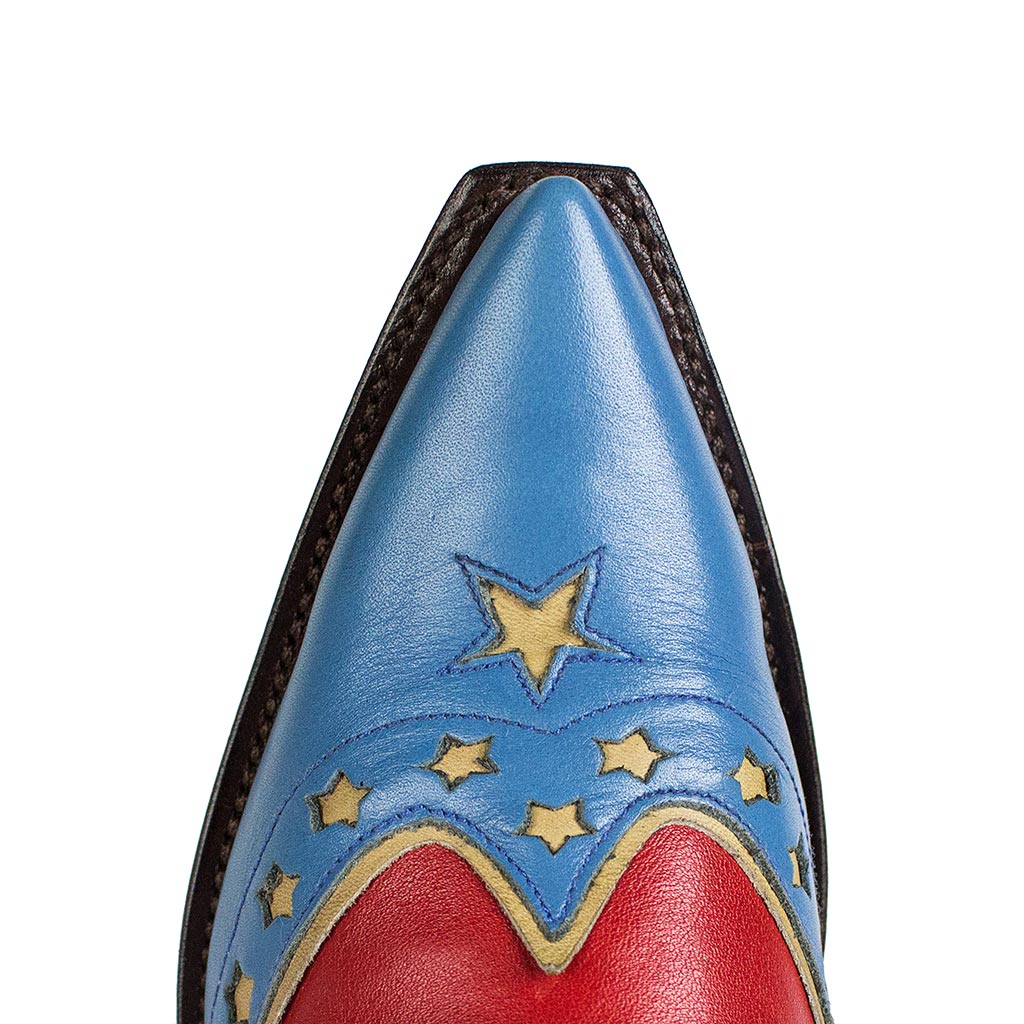 sendra-boots-18309-cuervo-jupiter-rojo-salvaje-bluete-cowboy-boots image 5