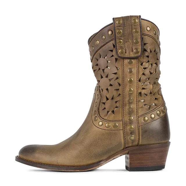 sendra-boots-s0054-9186-floter-tang-cowboy-boots-damen-braun image 1