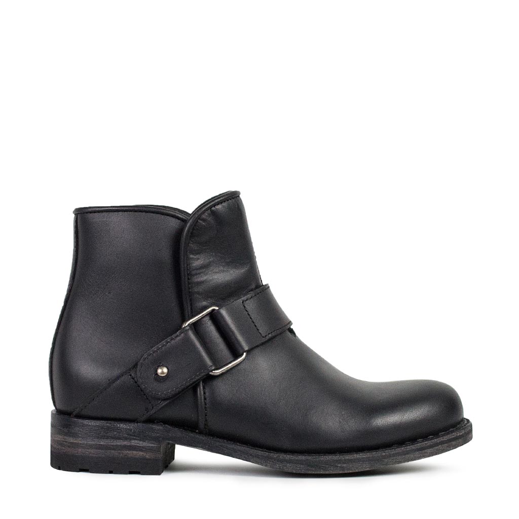 sendra-boots-r4591-negro-damen-leder-boots-schwarz image 1