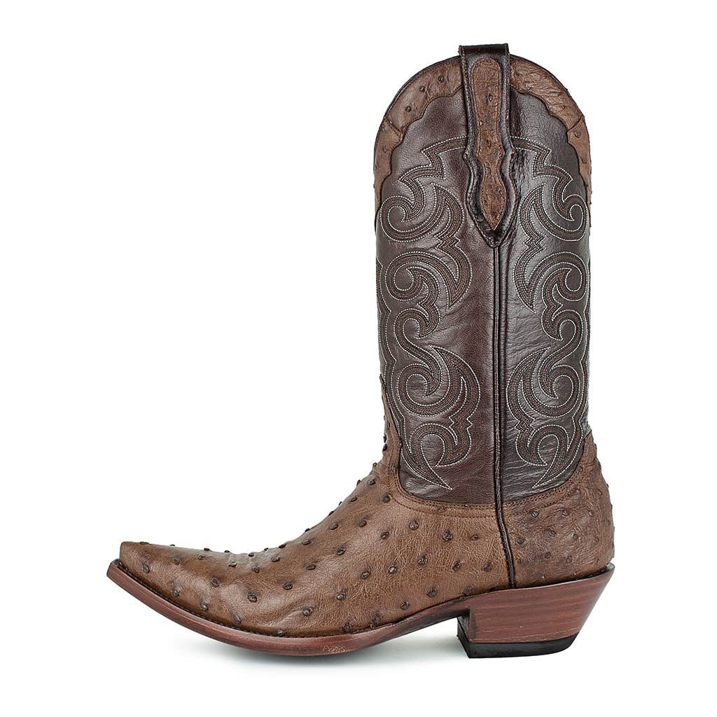 sendra-boots-texas-avestruz-tabak-exotic-cowboystiefel-limited-edition image 1