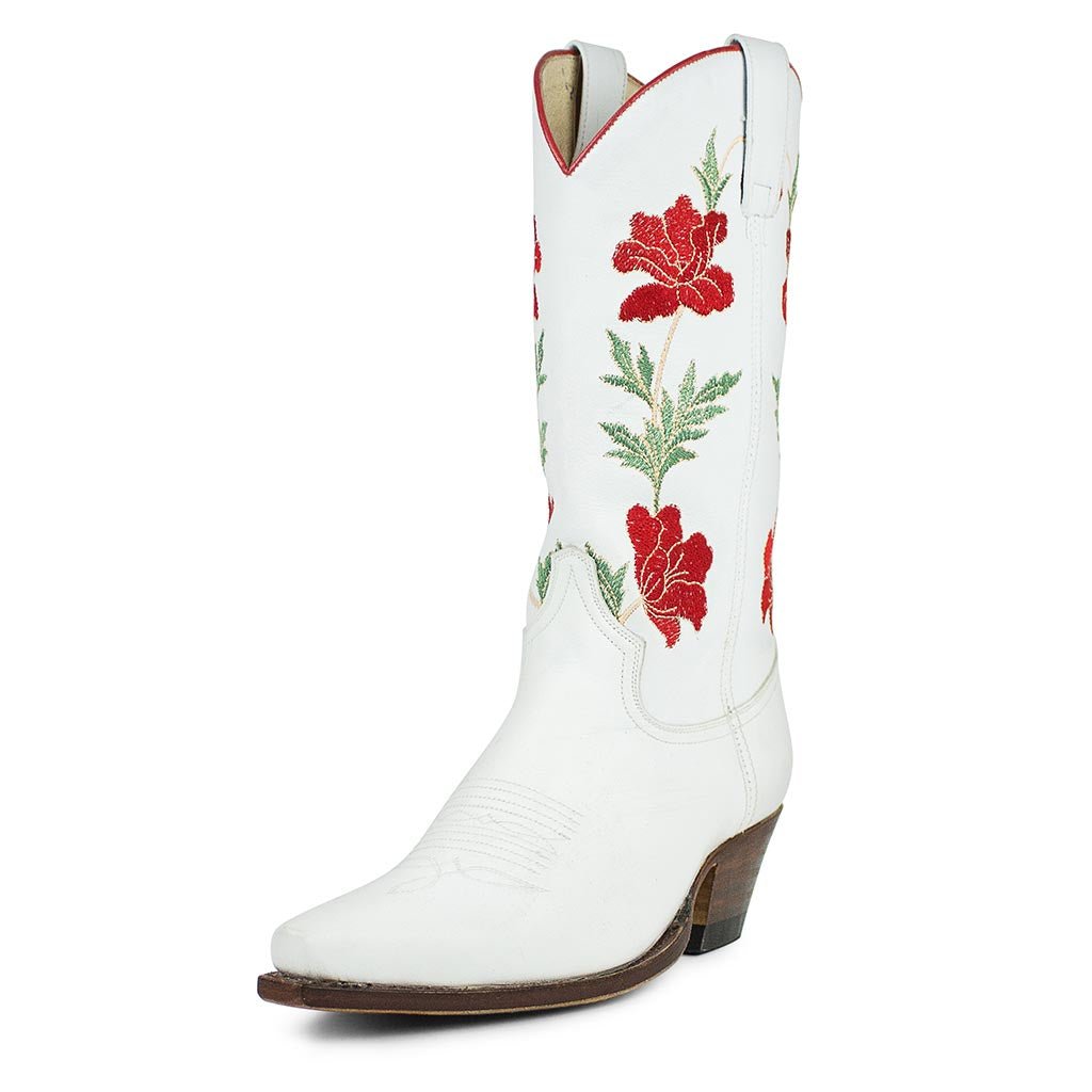 sendra-boots-15802-judy-bartolo-blanco-cowboystiefel-wei-rot image 2