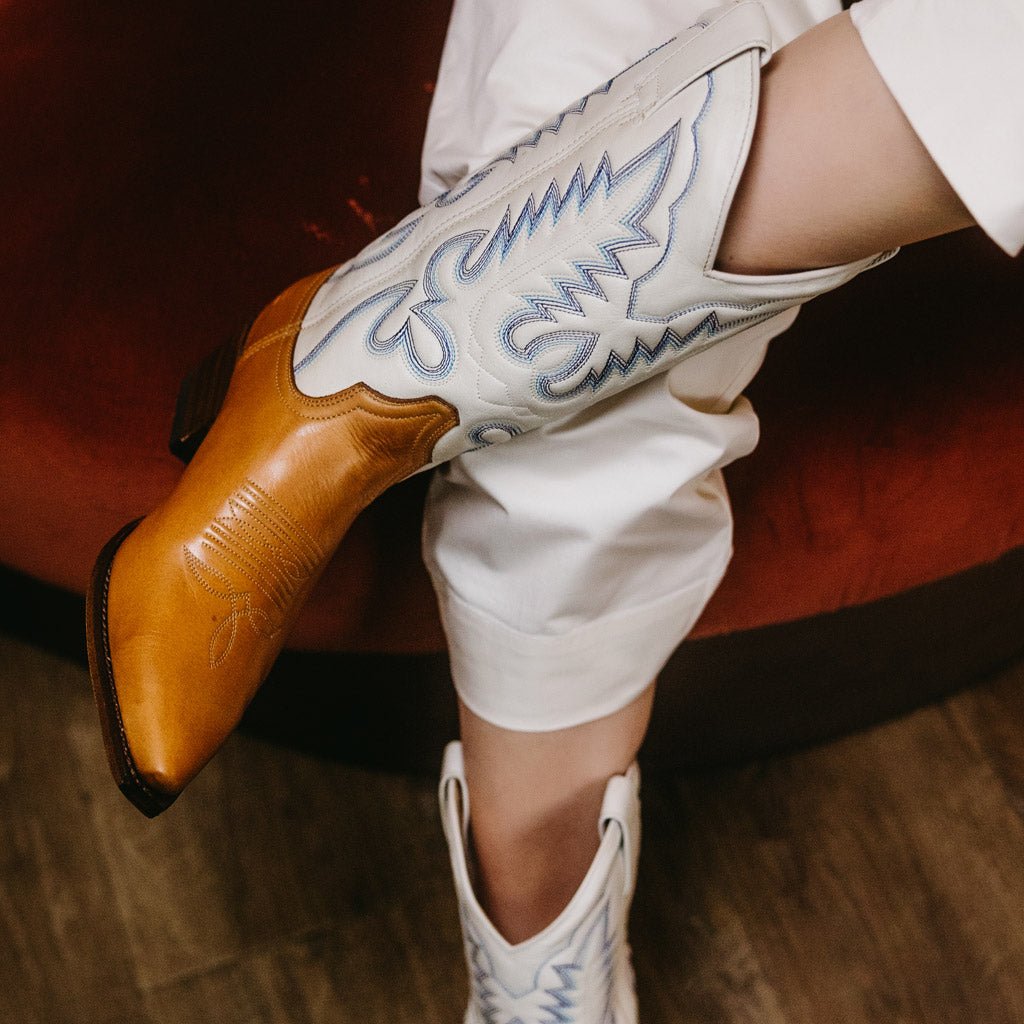 sendra-boots-17604-judy-salvaje-miele-avorio-damen-cowboystiefel image 7