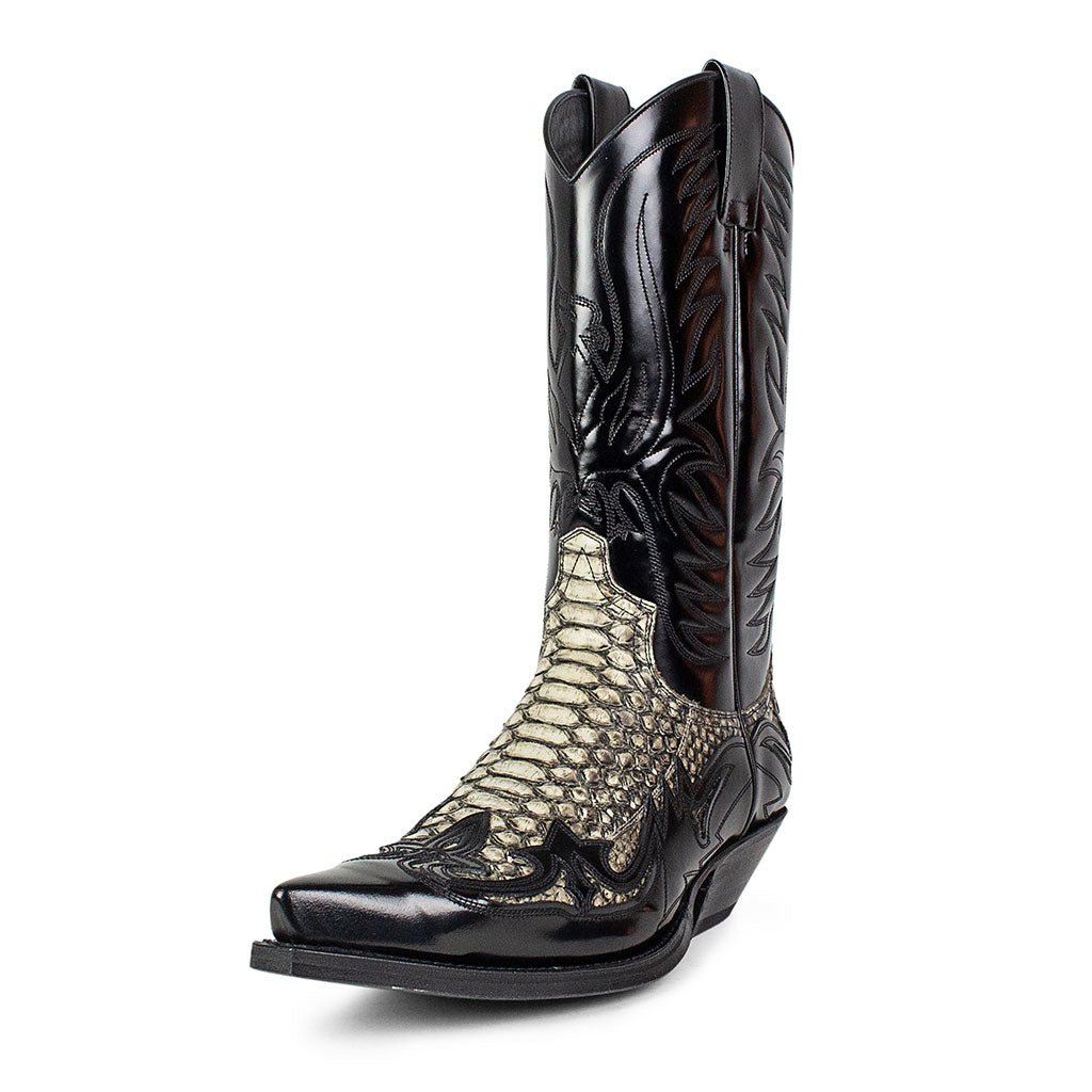 sendra-boots-3241p-cuervo-flora-negro-exotic-boots-schwarz image 2
